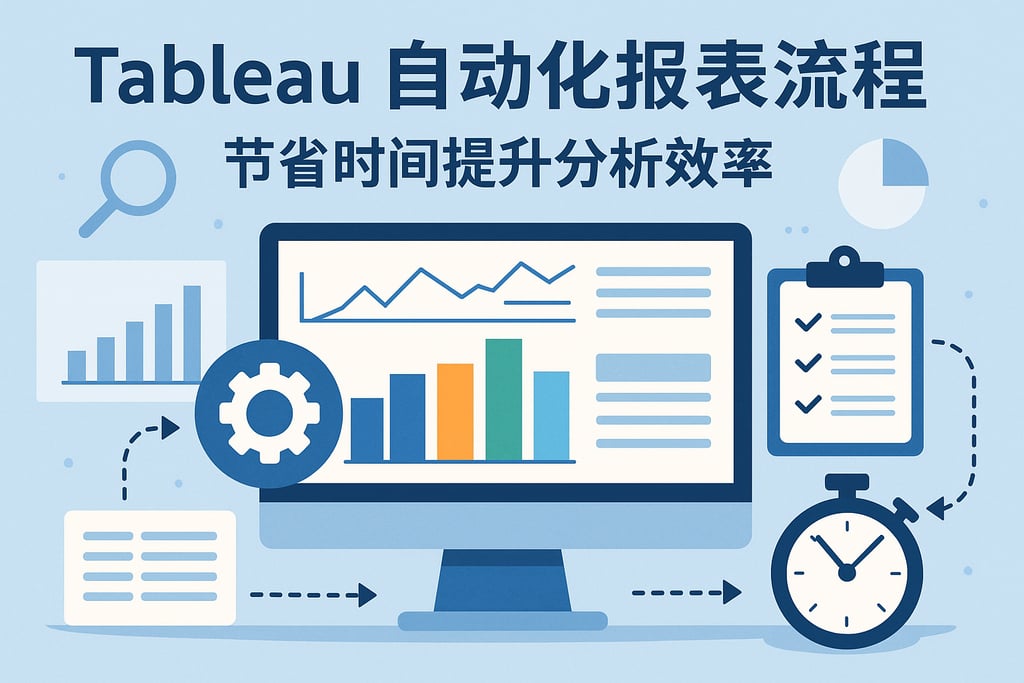 Tableau自动化报表流程怎样？节省时间提升分析效率