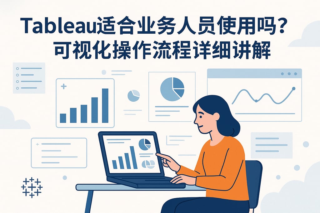 Tableau适合业务人员使用吗？可视化操作流程详细讲解