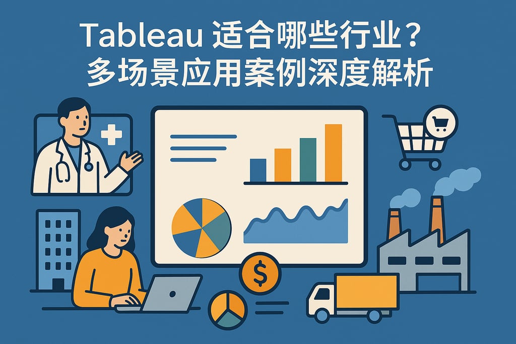Tableau适合哪些行业？多场景应用案例深度解析