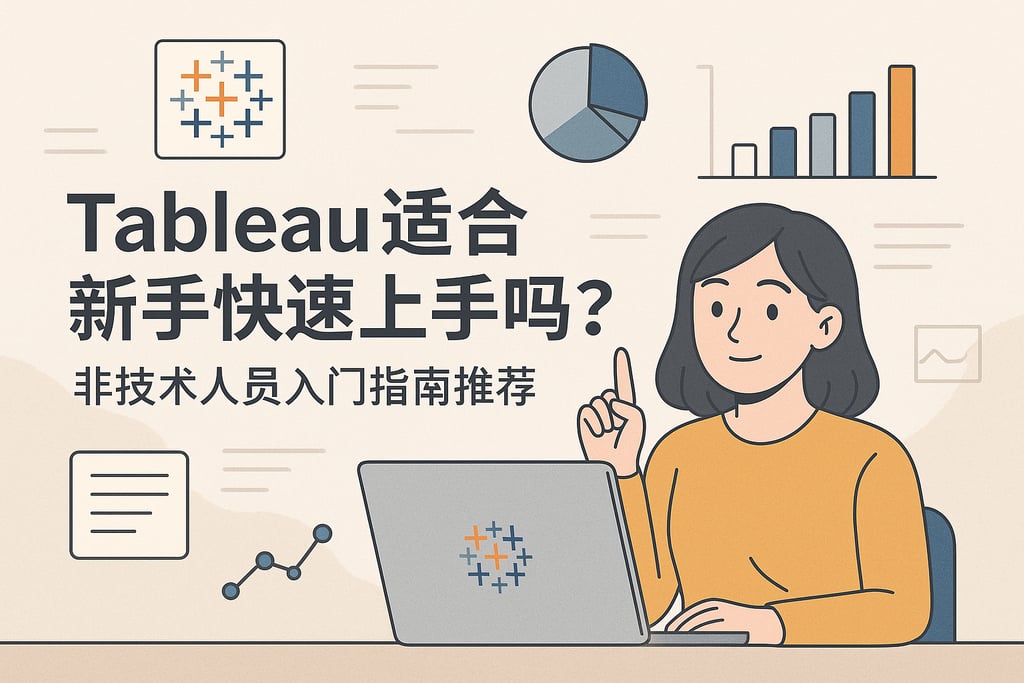 Tableau适合新手快速上手吗？非技术人员入门指南推荐