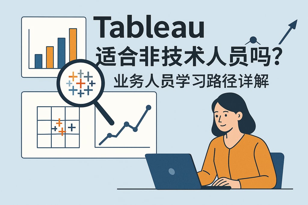 Tableau适合非技术人员吗？业务人员学习路径详解
