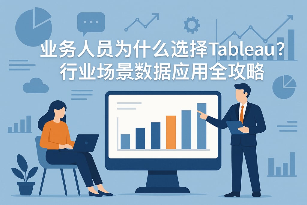 业务人员为什么选择Tableau？行业场景数据应用全攻略