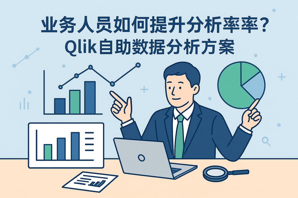 业务人员如何提升分析效率？Qlik自助数据分析方案