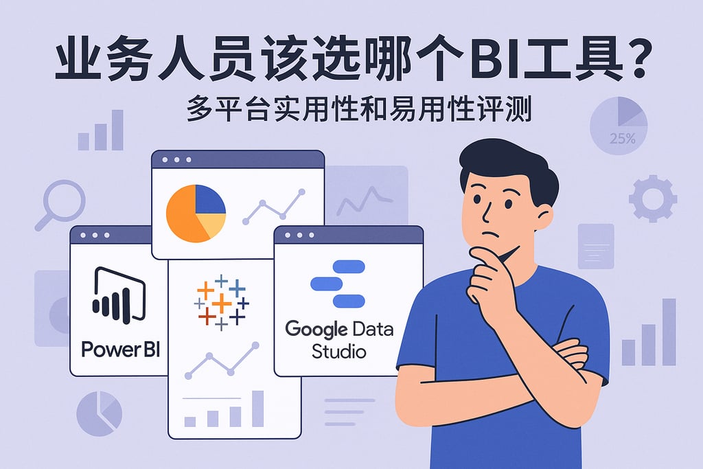 业务人员该选哪个BI工具？多平台实用性和易用性评测