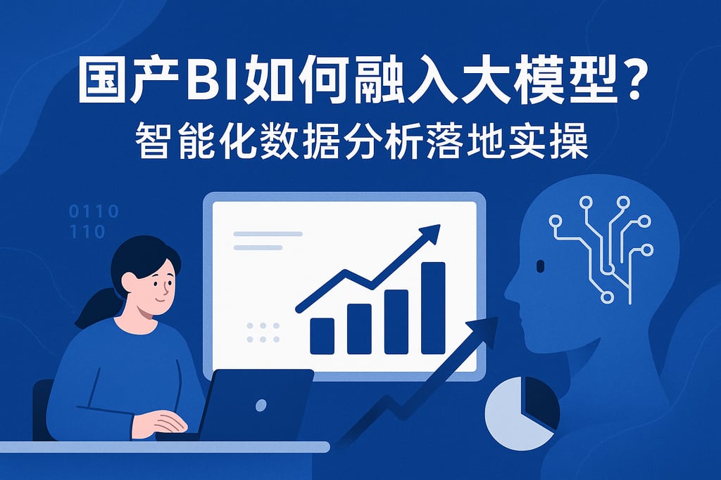 国产BI如何融入大模型？智能化数据分析落地实操