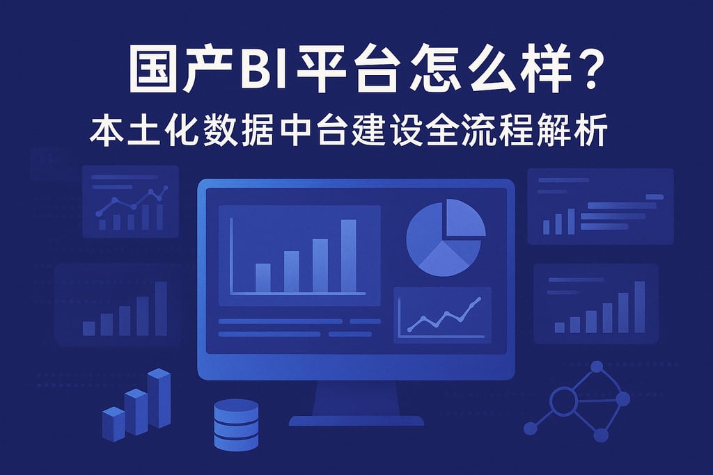 国产BI平台怎么样？本土化数据中台建设全流程解析