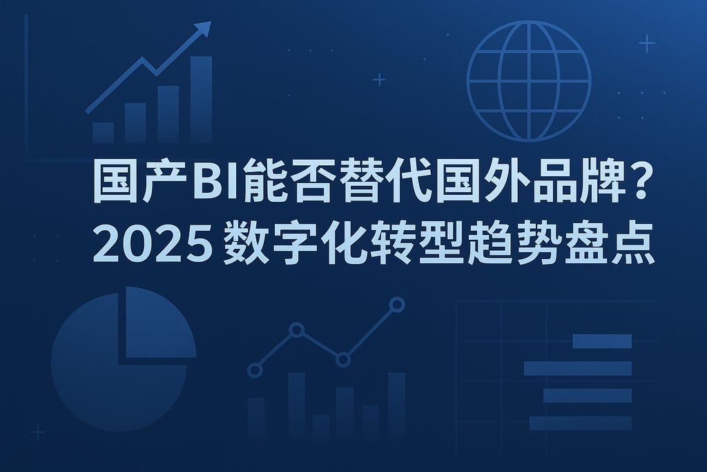 国产BI能否替代国外品牌？2025数字化转型趋势盘点