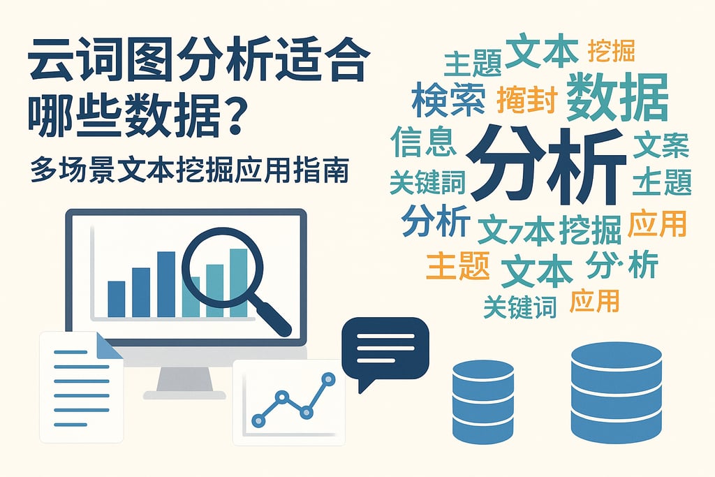 云词图分析适合哪些数据？多场景文本挖掘应用指南