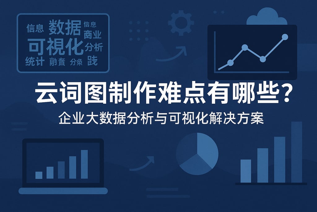 云词图制作难点有哪些？企业大数据分析与可视化解决方案