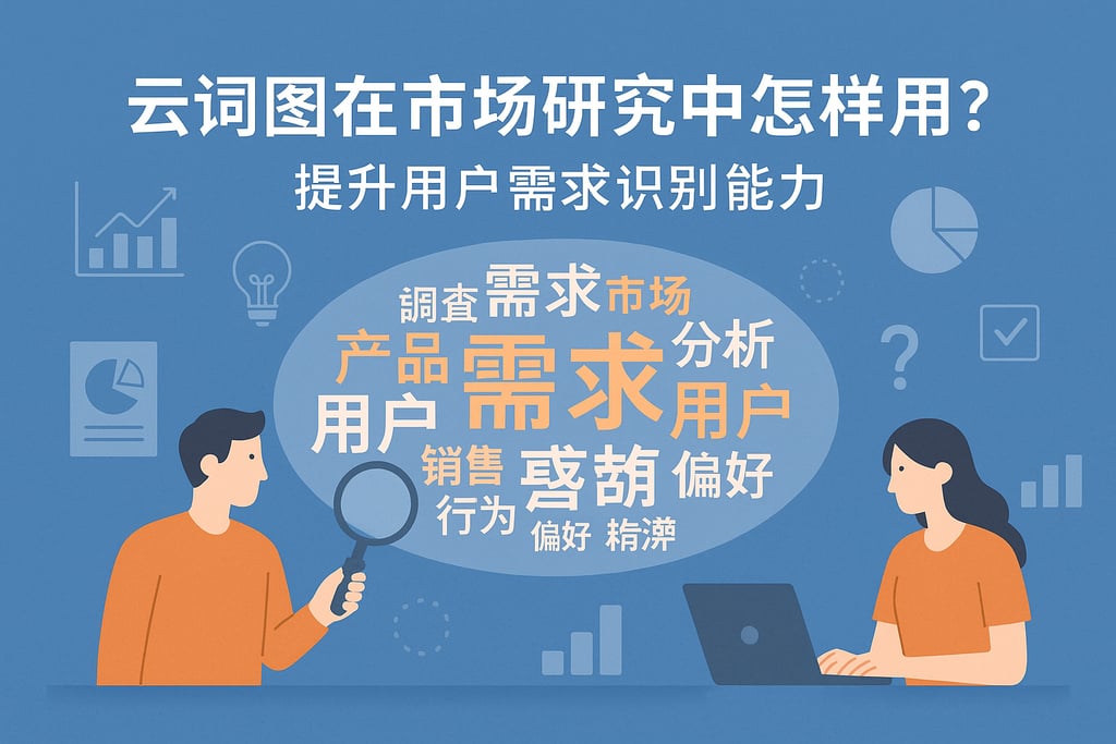 云词图在市场调研中怎样应用？提升用户需求识别能力