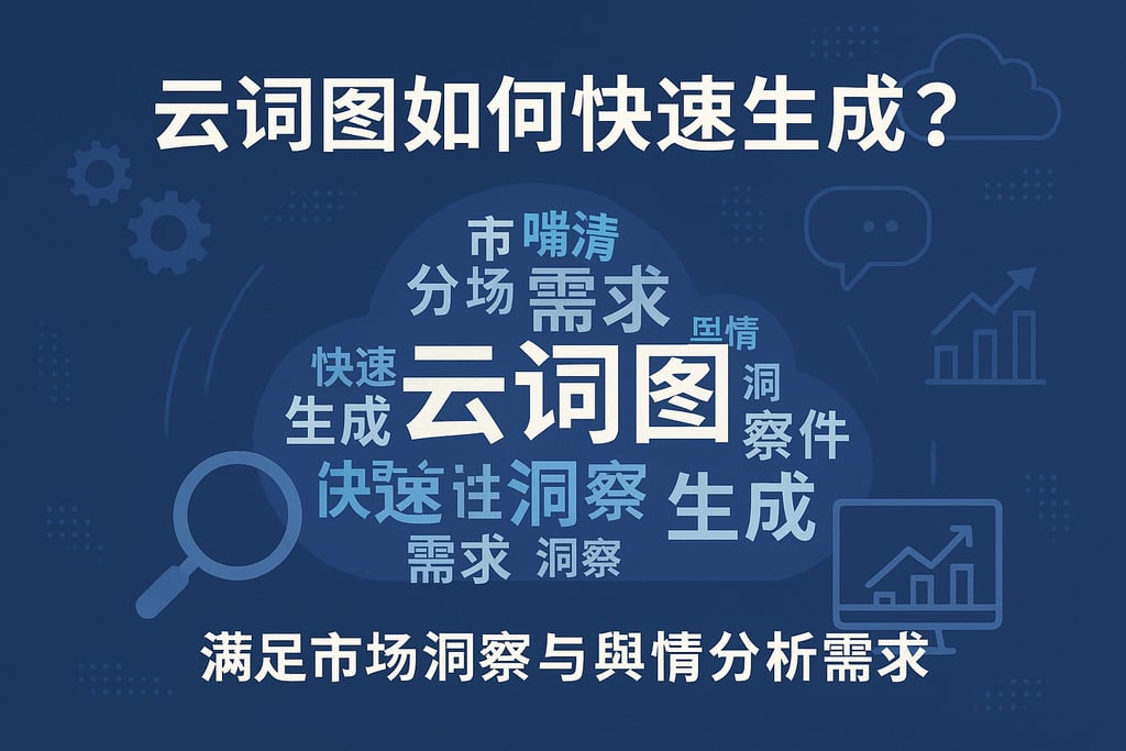 云词图如何快速生成？满足市场洞察与舆情分析需求