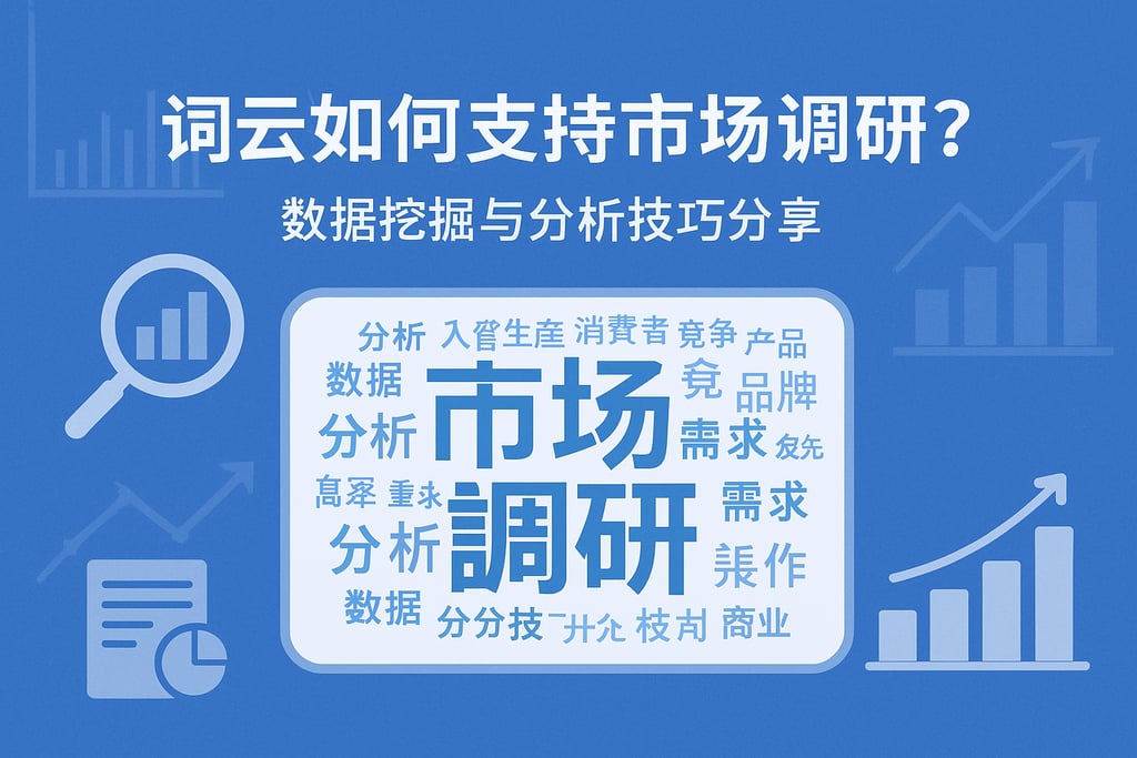 云词图如何支持市场调研？数据挖掘与分析技巧分享