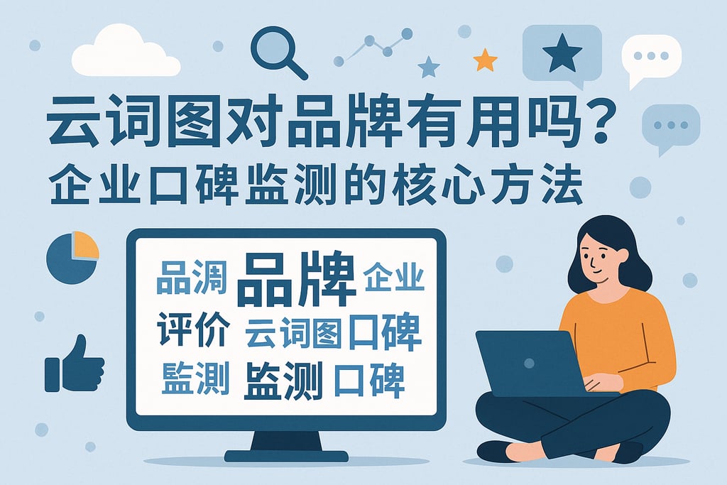 云词图对品牌有用吗？企业口碑监测的核心方法