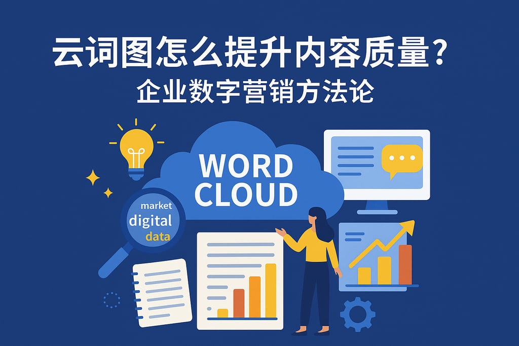 云词图怎么提升内容质量？企业数字营销方法论