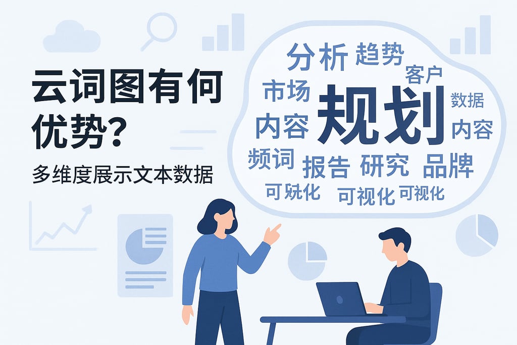 云词图有何优势？多维度展示文本数据价值