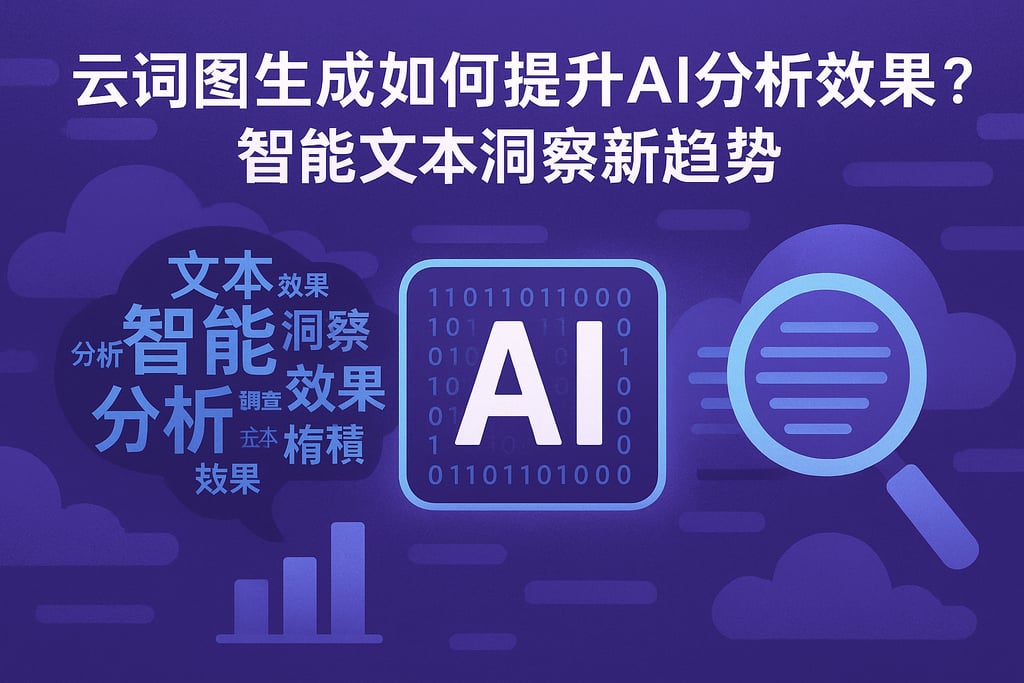 云词图生成如何提升AI分析效果？智能文本洞察新趋势