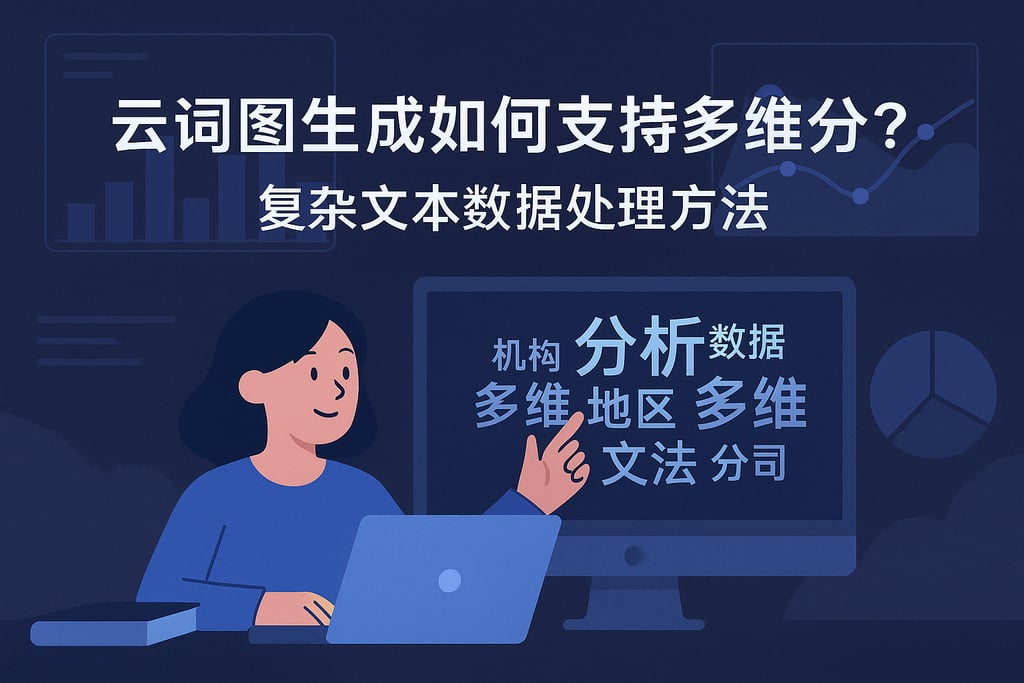 云词图生成如何支持多维分析？复杂文本数据处理方法