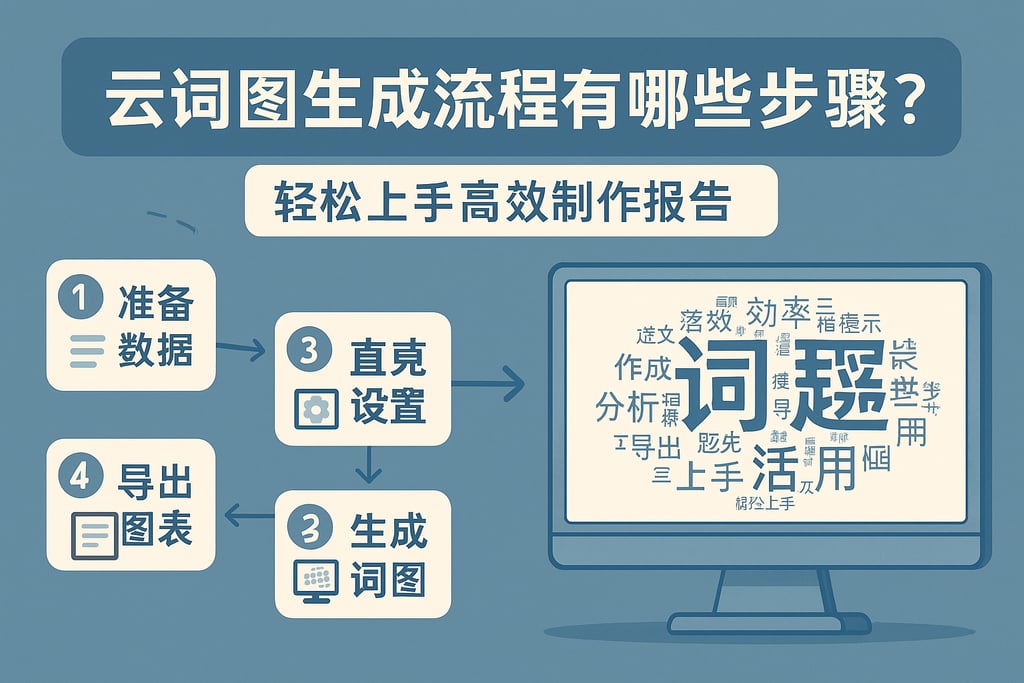 云词图生成流程有哪些步骤？轻松上手高效制作报告