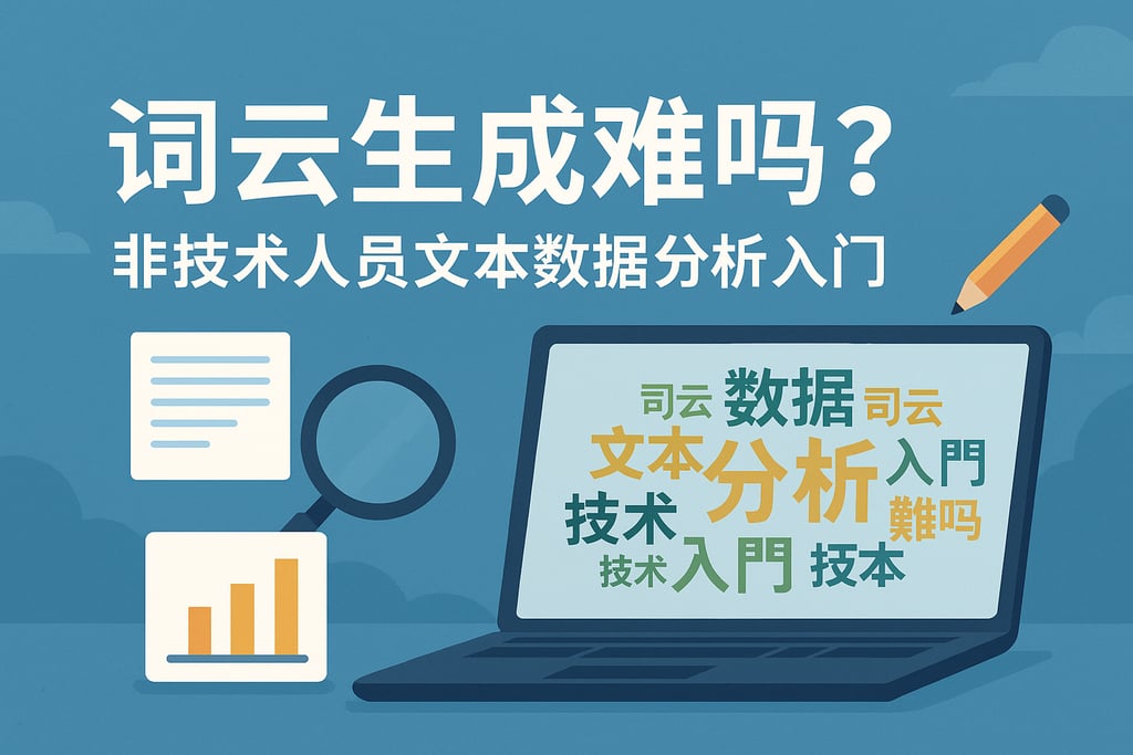 云词图生成难吗？非技术人员文本数据分析入门