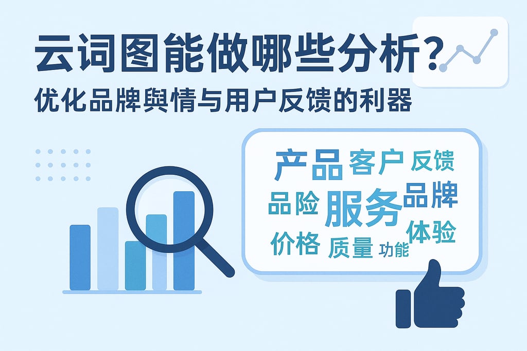 云词图能做哪些分析？优化品牌舆情与用户反馈的利器