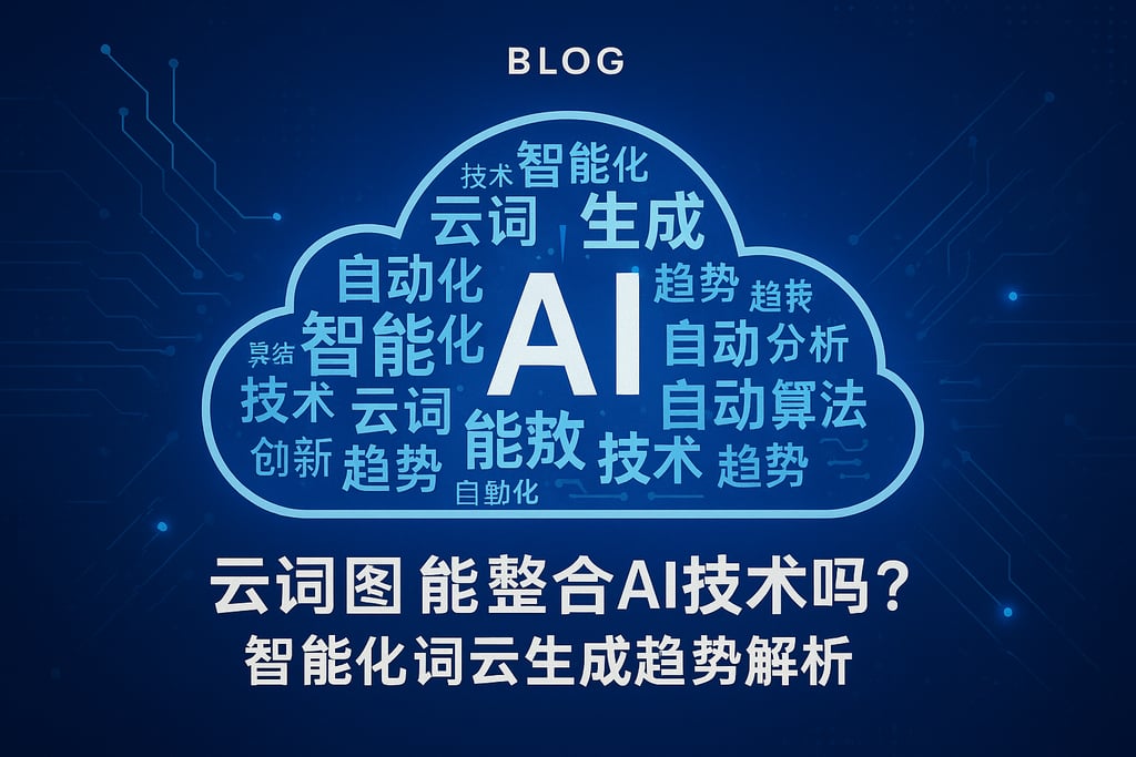 云词图能整合AI技术吗？智能化词云生成趋势解析