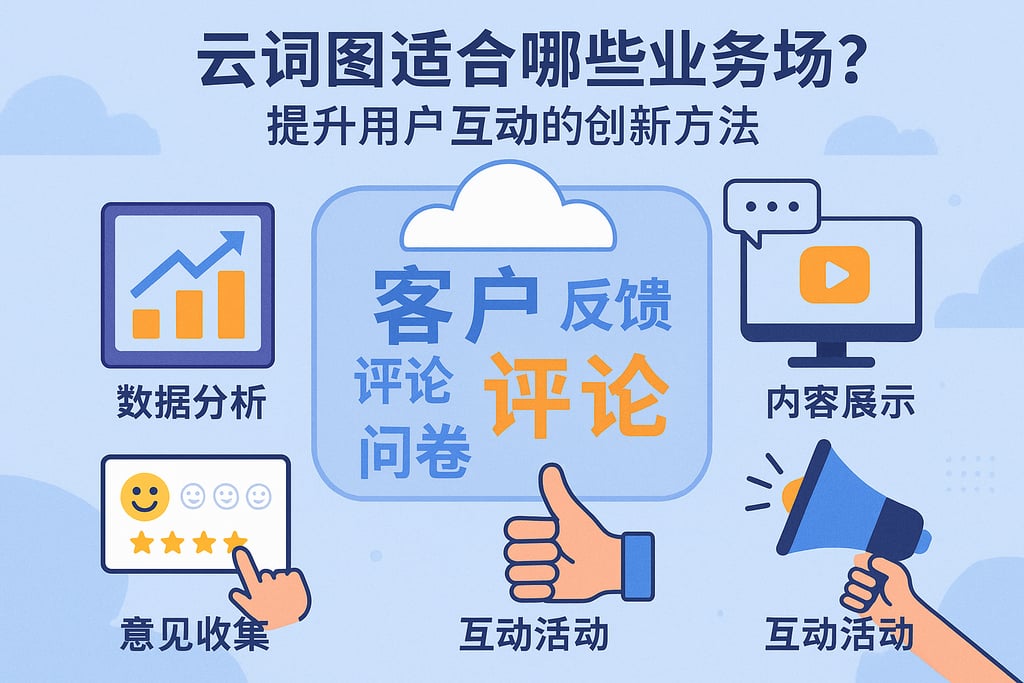 云词图适合哪些业务场景？提升用户互动的创新方法