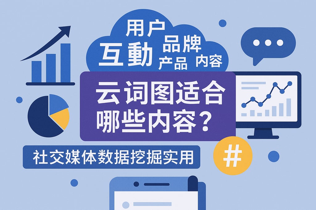 云词图适合哪些内容？社交媒体数据挖掘实用场景