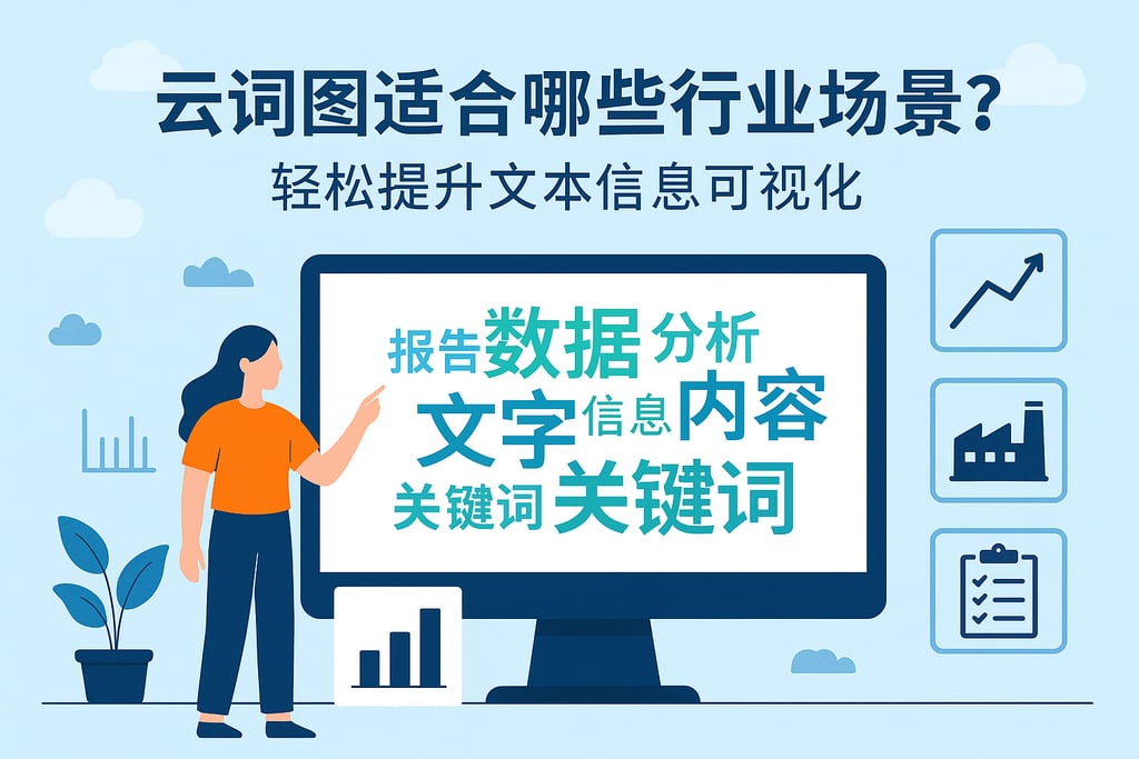 云词图适合哪些行业场景？轻松提升文本信息可视化