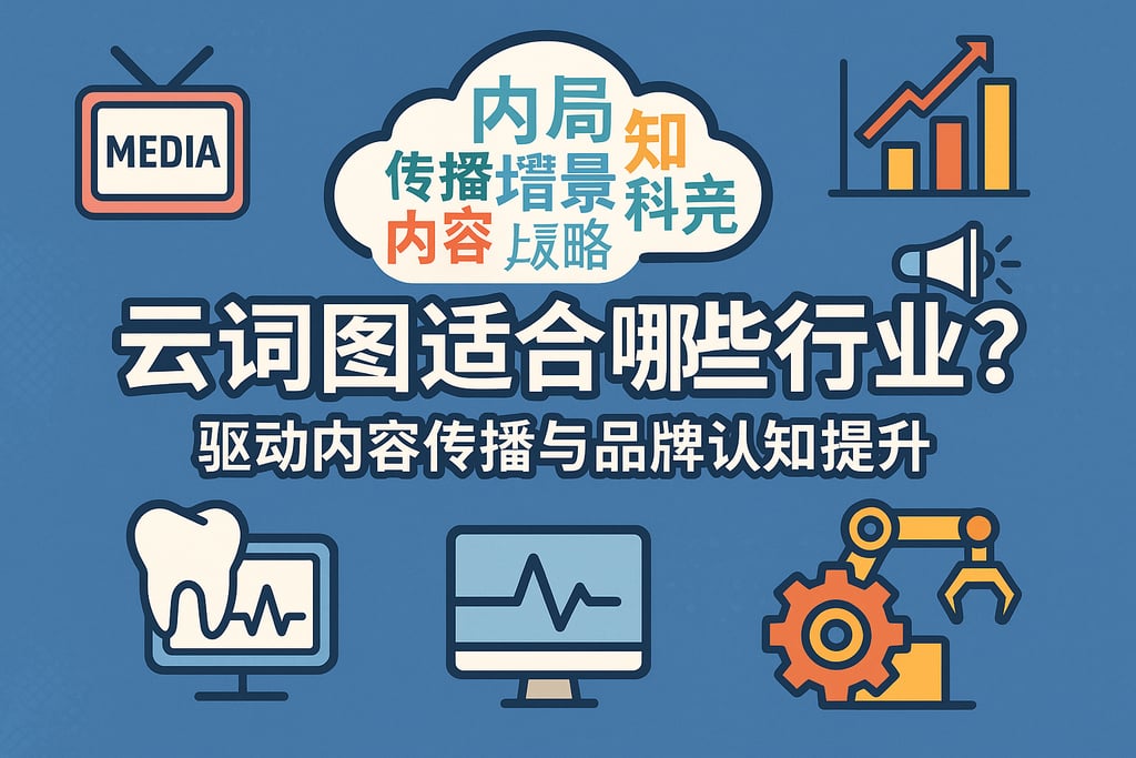 云词图适合哪些行业？驱动内容传播与品牌认知提升