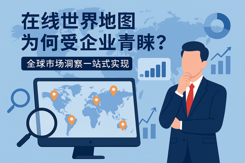 在线世界地图为什么受企业青睐？全球市场洞察一站式实现