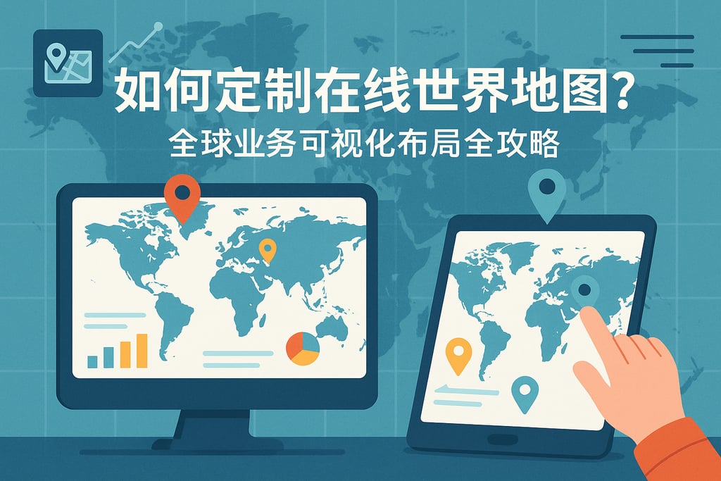 在线世界地图如何定制？全球业务可视化布局全攻略