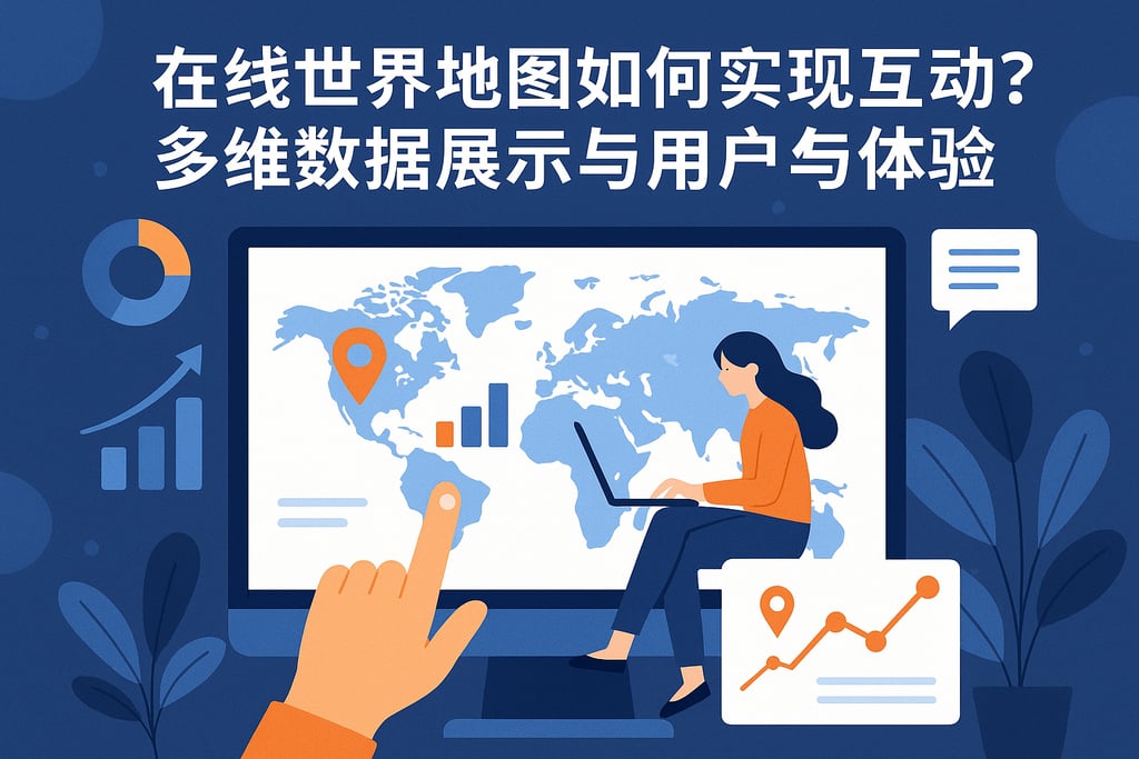 在线世界地图如何实现互动？多维数据展示与用户参与体验