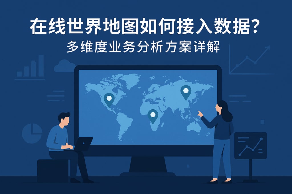 在线世界地图如何接入数据？多维度业务分析方案详解