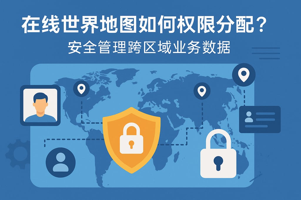 在线世界地图如何权限分配？安全管理跨区域业务数据