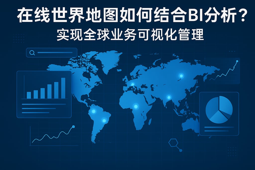 在线世界地图如何结合BI分析？实现全球业务可视化管理