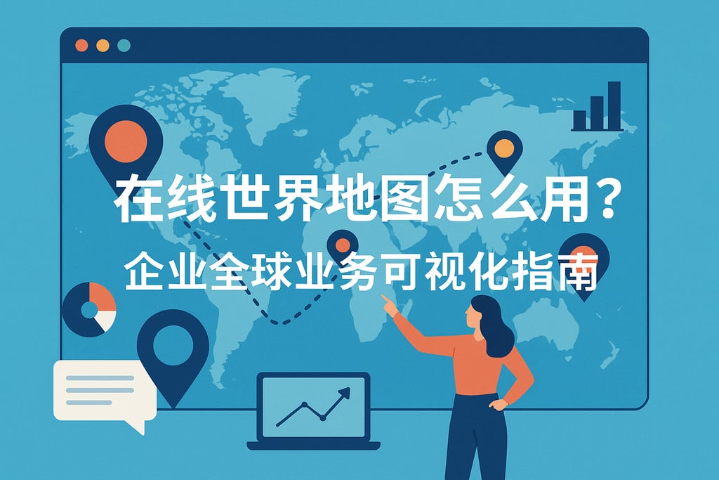 在线世界地图怎么用？企业全球业务可视化指南