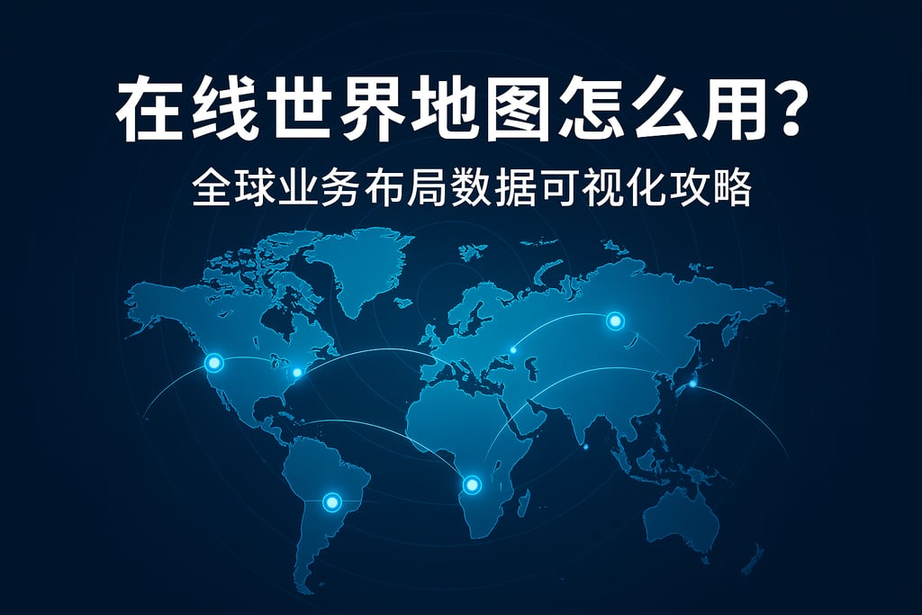 在线世界地图怎么用？全球业务布局数据可视化攻略