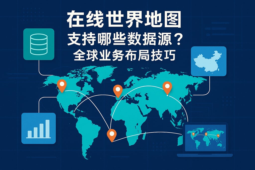 在线世界地图支持哪些数据源？全球业务布局技巧