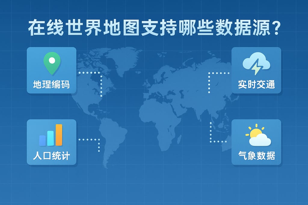 在线世界地图支持哪些数据源？多渠道数据统一展示
