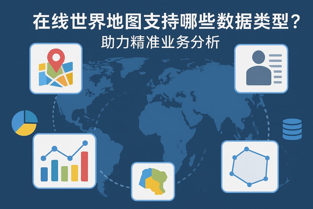 在线世界地图支持哪些数据类型？助力精准业务分析