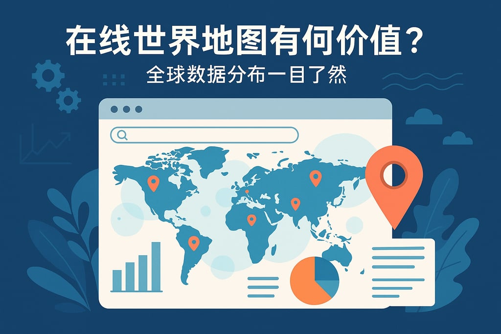 在线世界地图有何价值？全球数据分布一目了然
