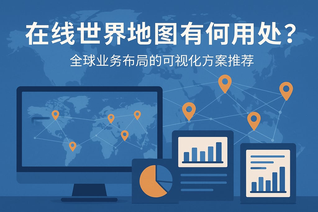 在线世界地图有何用处？全球业务布局的可视化方案推荐
