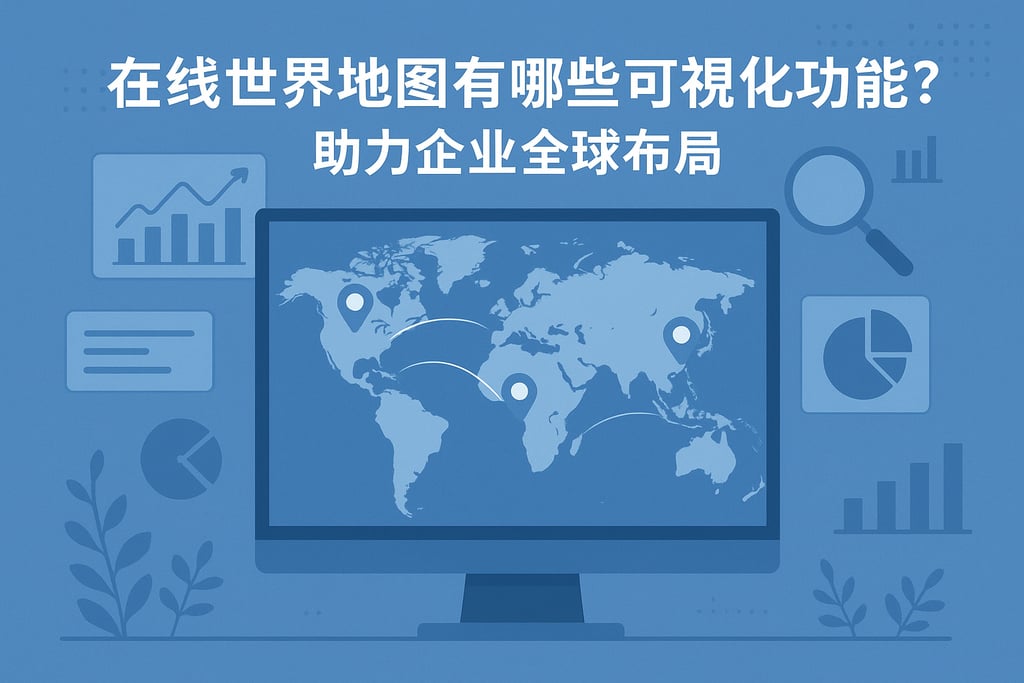 在线世界地图有哪些可视化功能？助力企业全球布局