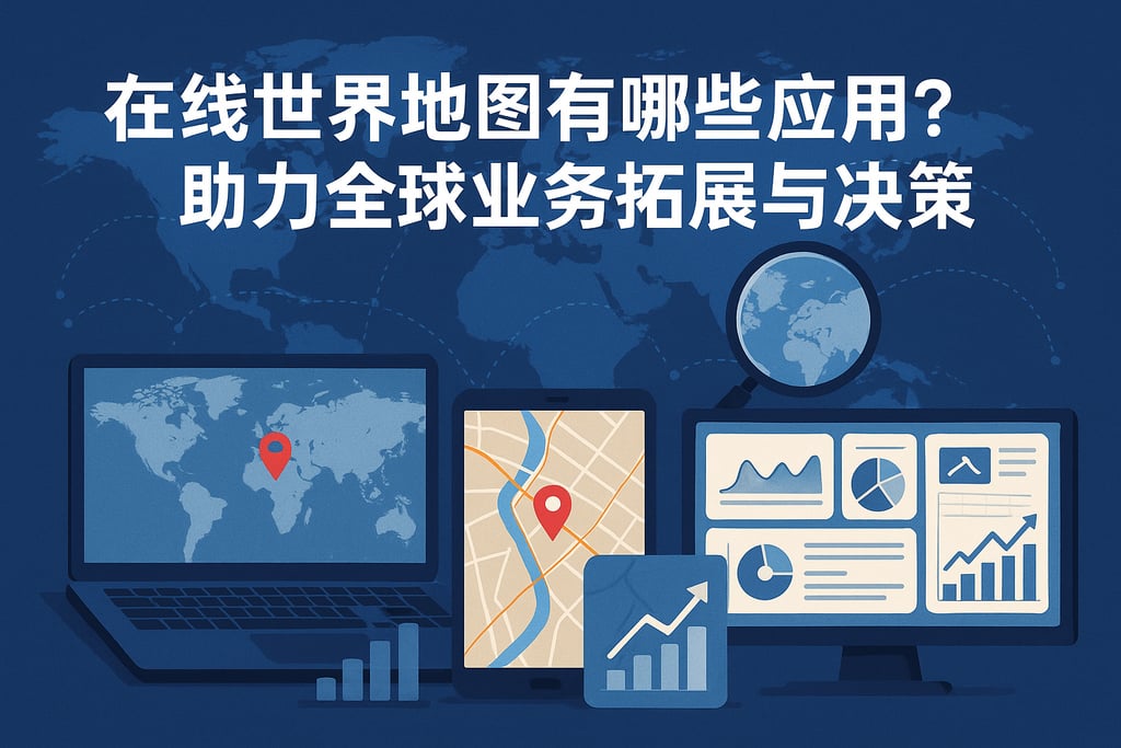 在线世界地图有哪些应用？助力全球业务拓展与决策