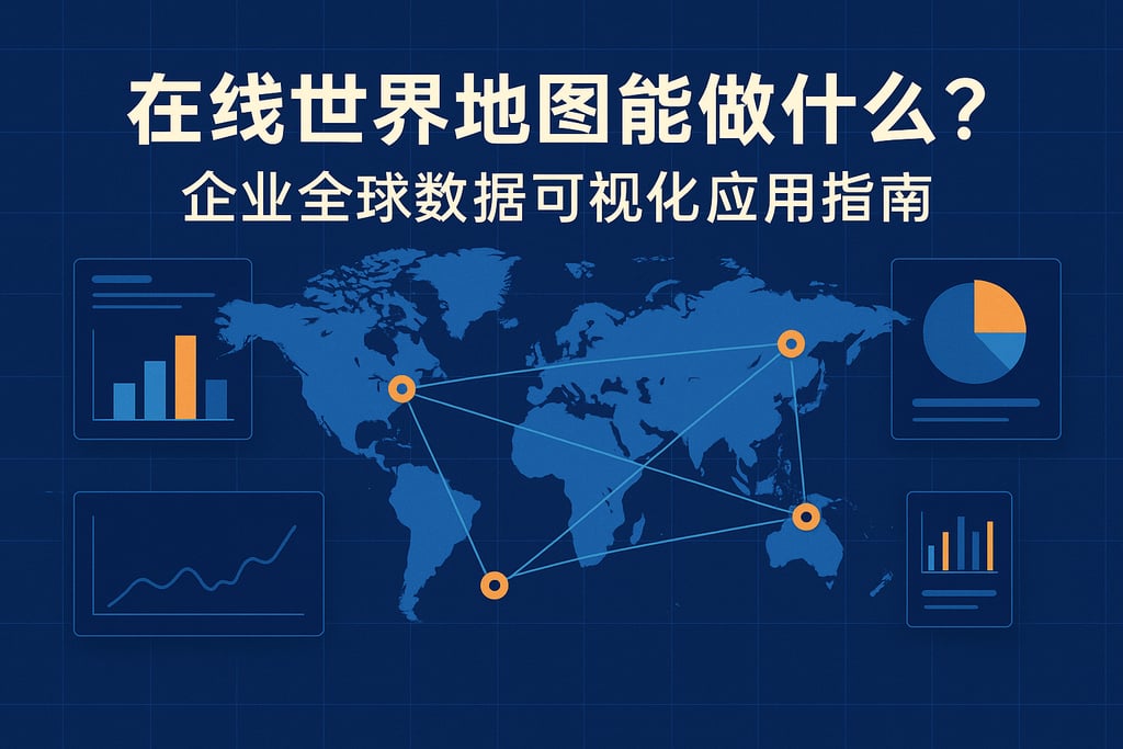 在线世界地图能做什么？企业全球数据可视化应用指南