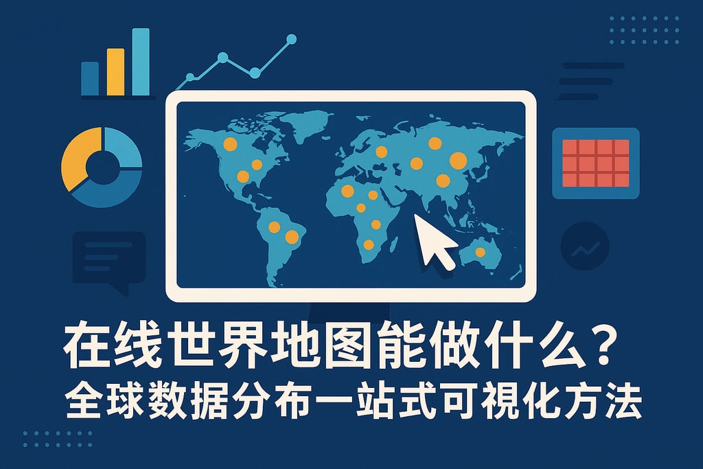 在线世界地图能做什么？全球数据分布一站式可视化方法