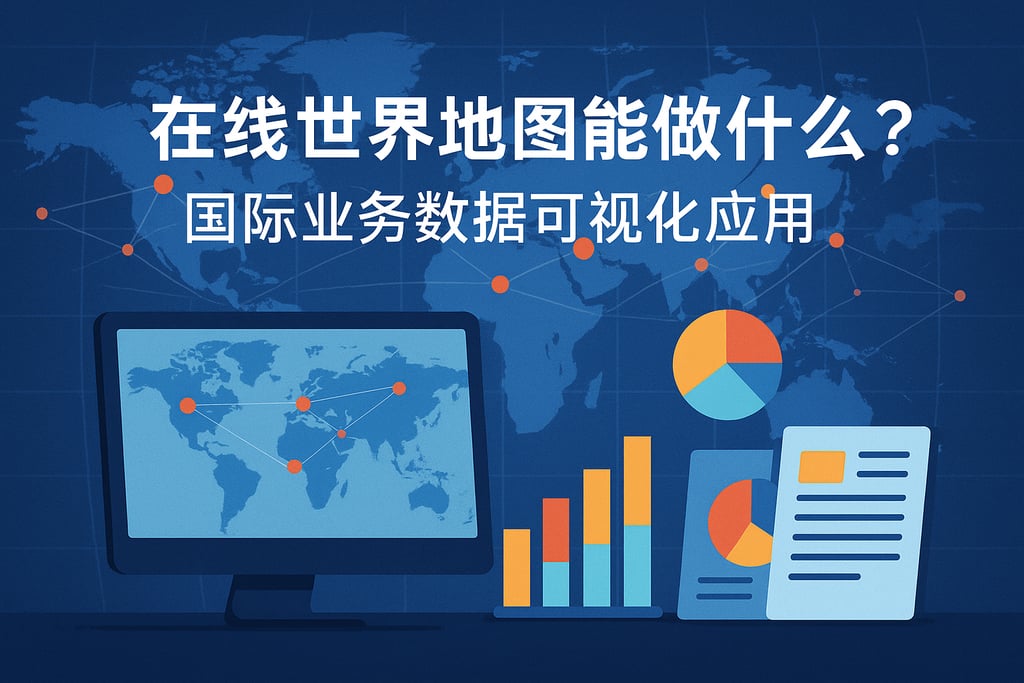在线世界地图能做什么？国际业务数据可视化应用