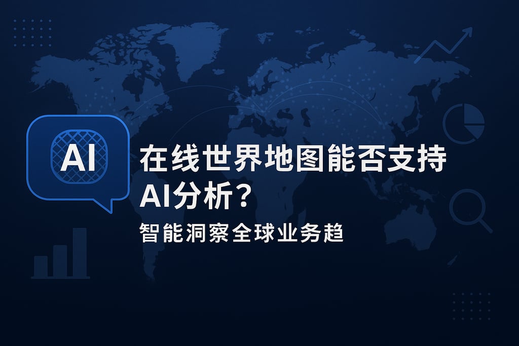 在线世界地图能否支持AI分析？智能洞察全球业务趋势