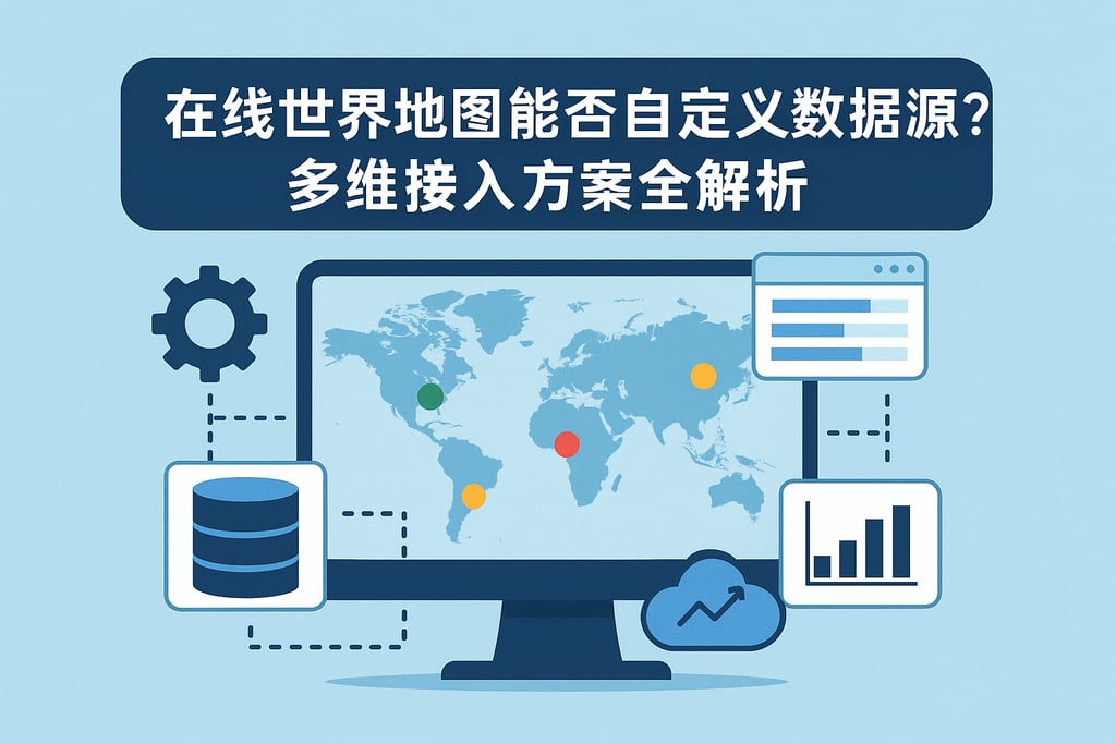 在线世界地图能否自定义数据源？多维接入方案全解析