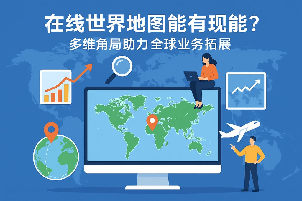 在线世界地图能实现哪些功能？多维视角助力全球业务拓展
